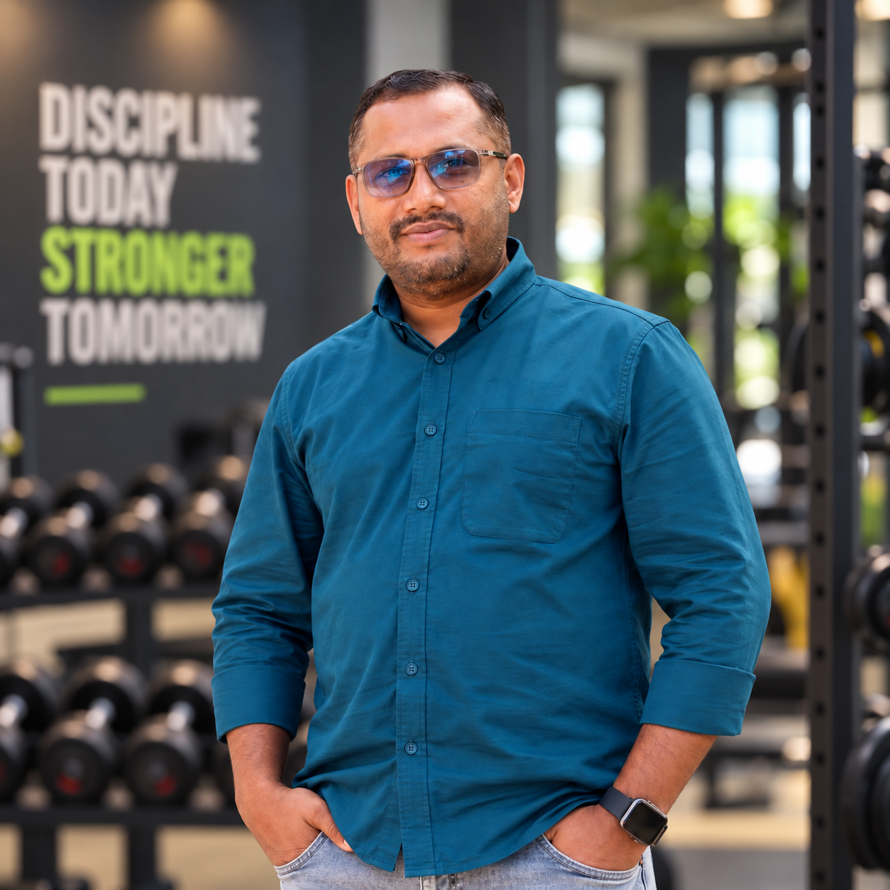 Habeeb, partner at Ozado Fitness Club in Cheleri