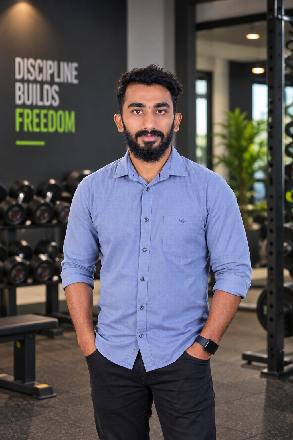 Jazeel, partner at Ozado Fitness Club in Cheleri