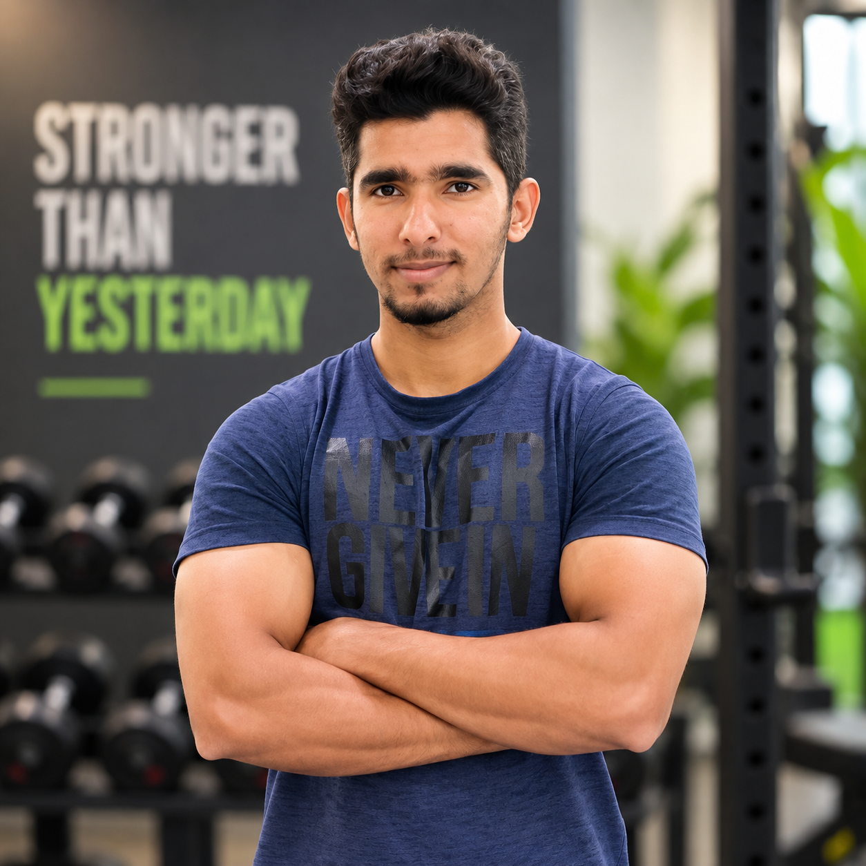 Noufal, partner and head trainer at Ozado Fitness Club in Cheleri